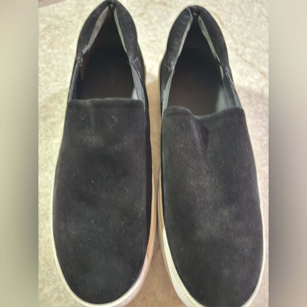 Vince Women's Black Platform Slip-Ons